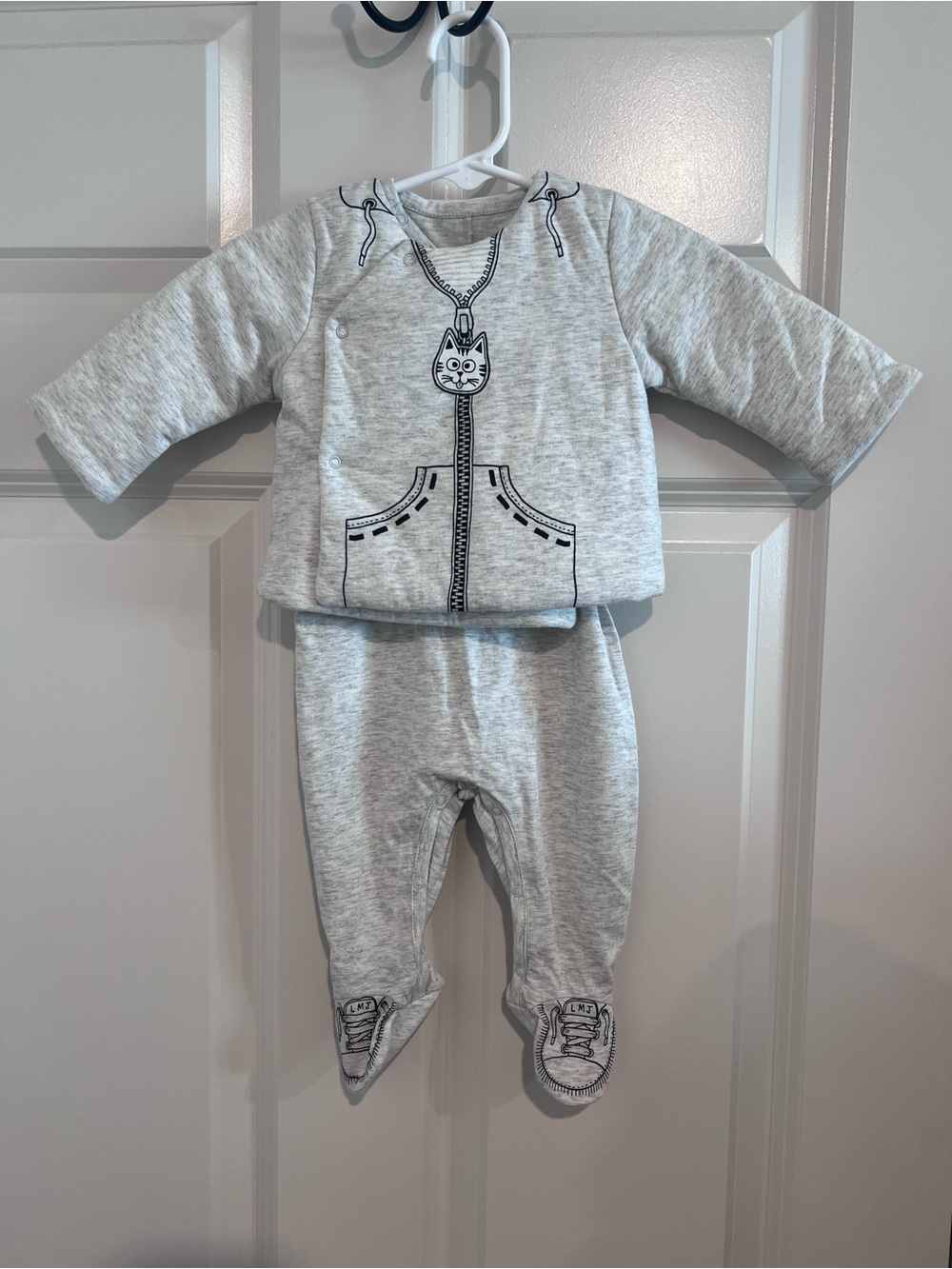 Little Marc Jacob’s Gray Cozy Two-Piece Set